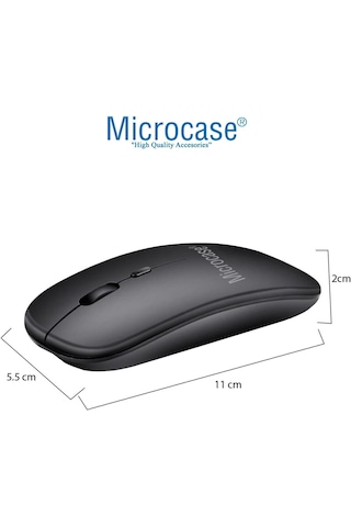 Microcase Apple Uyumlu iPad  Pro 13 2025 Tablet İçin Bluetooth Klavye + Mouse + Tablet Standı - Al4514 Beyaz Lazer