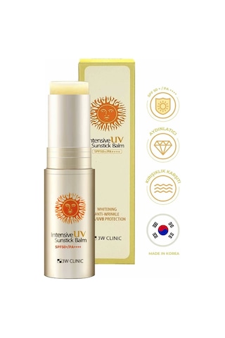 3w Clınıc Stick Güneş Koruyucu Intensive Uv Sun Stick Balm Spf 50+ / Pa++++