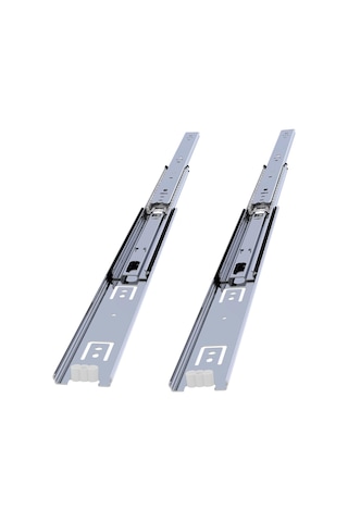 Lexroo Bilyalı Dolap Çekmece Rayı Metal En 3.6 Cm Uzunluk 50 Cm