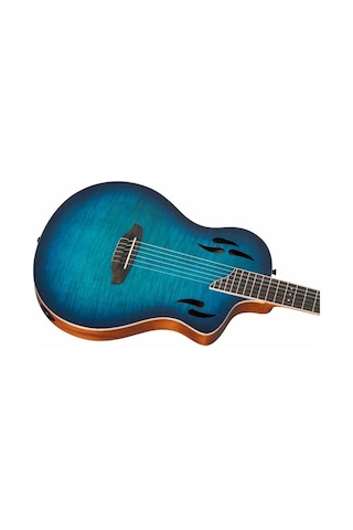 Ortega Tourplayer Deluxe Rtpdlx- Fma Elektro Klasik Gitar Blue Burst