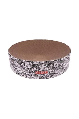 M-pets Urban Style Freestyle Karton Tırmalama Tahtası Siyah Beyaz 41x10 Cm 244-54024.01