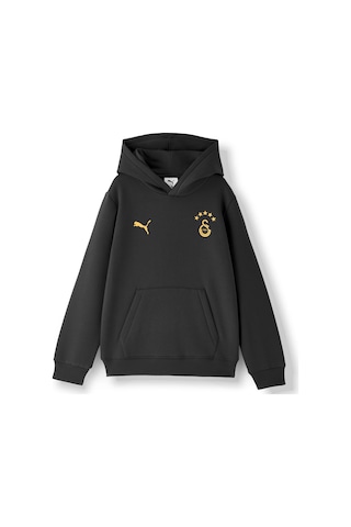 Gsstore Galatasaray Puma Çocuk Kapüşonlu Sweatshirt 78291426 Siyah