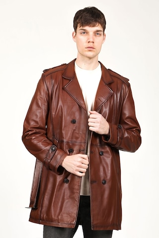 Dericlub E1089 Gerçek Deri Erkek Mont Fındık