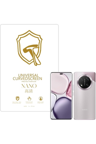 Honor Magic 7 Lite Uyumlu Full Tpu Nano Arka Ekran Koruma Ekm102