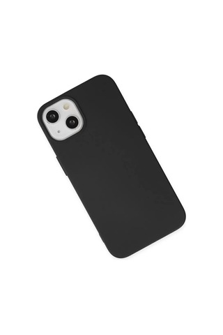 Newface Apple iPhone Uyumlu 14 Kılıf Nano İçi Kadife Silikon - Siyah Belirtilmemiş Belirtilmemiş