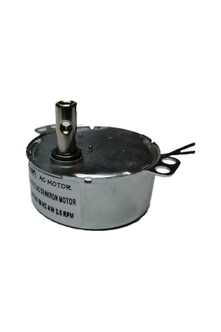 İKON TEKNİK ASENKRON MOTOR TYC 50 4 Watt 2.5 RPM 220 Volt CW/CCW ÇİFT YÖNLÜ ŞÖMİNE ÇEVİRME MOTORU