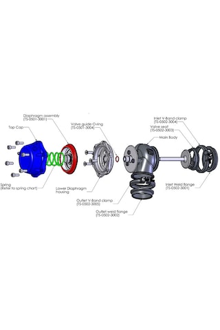 Turbosmart Progate 50mm Harici Wastegate Ts-0502-1001