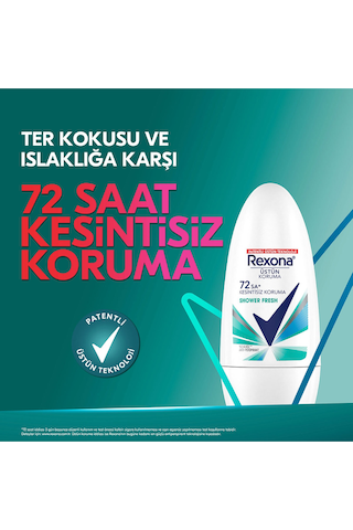 Rexona Shower Fresh 72 Saat Kadın Roll-On Deodorant 50 ML