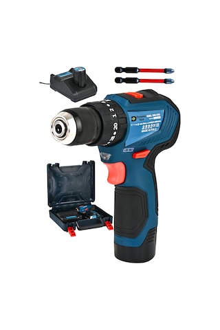 Dynamic Tech DWE-CD24 Kömürsüz Darbeli Şarjlı Çift Akülü Matkap + Lion Armut Batarya Set