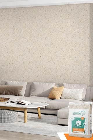 Ventrawall - Krem Renk Dekoratif Pamuk Sıva - C04 - 5 Kg