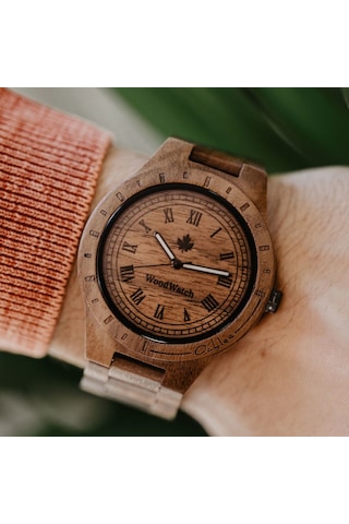 Woodwatch Ww-o-ow Oaklee Ahşap Erkek Kol Saati 47 Mm