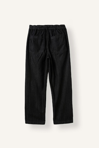 Defacto %100 Pamuk Beli Lastikli Baggy Fit Jean Pantolon I6061ax26aunm40 Siyah-nm40