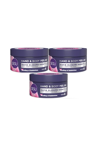 Sesu El ve Vücut Peeling 3 x 250 ML