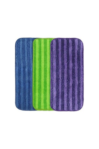 Youmex Yeniden Kullanılabilir Mikrofiber Mop Pad - 3 Adet, Swiffer Wetjet Uyumlu, Yıkama Eliptir, Ahşap/seramik Zeminler İçin Temizleme