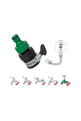 Eltu K19a Kelepçeli Musluk Adaptörü 1/2''