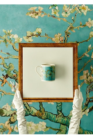 Van Gogh Almond Blossom Kupa Turkuaz 390 Cc Turkuaz