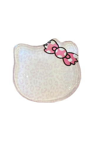 E2m Pop Socket Telefon Tutucu Benekli Kedi Pembe Pembe