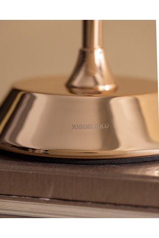Madame Coco Bernelle Dokunmatik Abajur - Gold 8684427117484 Sarı