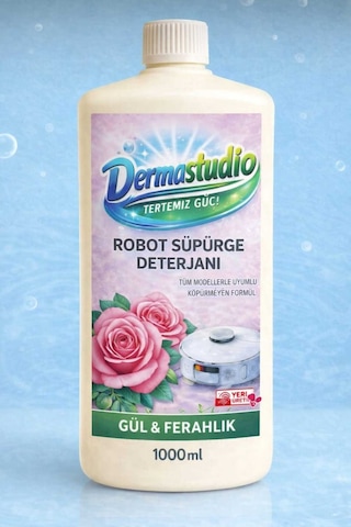 Gül Kokulu Romantik Robot Süpürge Yüzey Sıvısı,robot Süpürge Deterjanı Mop Sıvısı 1000 Ml Dev Boy Tekli
