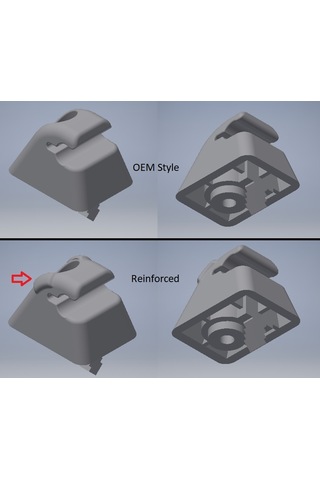 Opel Corsa C Güneşlik Gölgelik Tutucu Klips - 3d