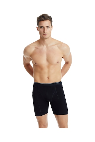 Blackspade Erkek Retro Büyük Beden Boxer Tender Cotton 9216 Siyah