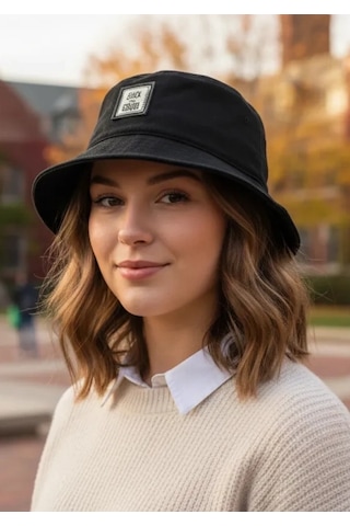 Bay Şapkacı Unisex Yama Detaylı Pamuklu Bucket Balıkçı Şapka Koleksiyonu 8980 Siyah Bay Şapkacı Unisex Yama Detaylı Pamuklu Bucket Balıkçı Şapka Koleksiyonu 8980 Siyah
