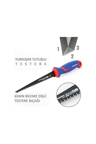 Workpro Wp215017 150mm Hızlı Kesim Profesyonel Bı-metal Alçıpan Testeresi Fr Wp215017