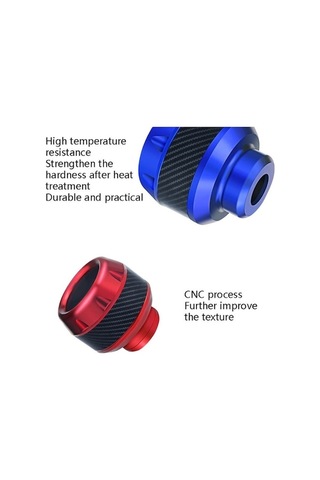 Primepickings Alüminyum Motosiklet Ön Teker Anti-düşme Modifiye Koruma Takozu Altın Renkli Aksesuar