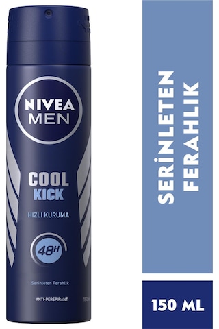 Nivea Cool Kick Erkek Sprey Deodorant 150 ML