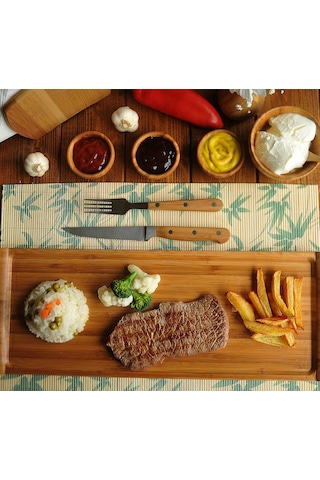 Servizio - Bamboo Amerikan Servis Bej - Yeşil