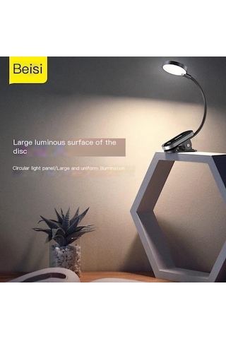 Soulader Şarjlı Led Gece Lambası, Kablosuz Taşınabilir Dekoratif Aydınlatma Gri