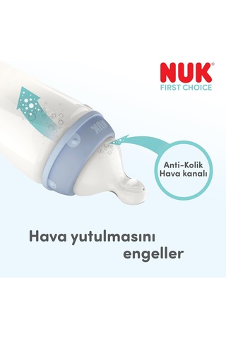 First Choice Pp Biberon, 300 Ml, Balina Çok Renkli