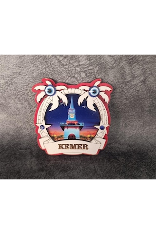 Magnet Kule Saat Martı Nazar Göz Palmiye Deniz Balık Bayrak Buzdolabı Süsü Ahşap Magnet Mıknatıslı Hediyelik Eşya