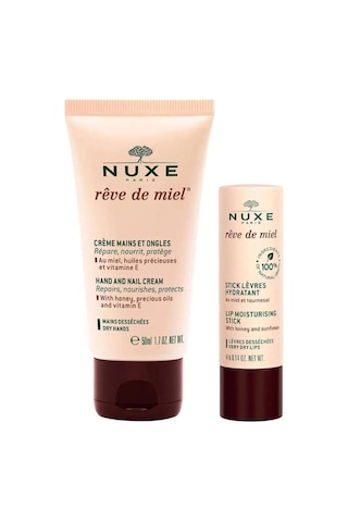 Reve De Miel Hand And Nail Cream 30ml - Lip Stick Dudak Bakımı 4g 3264680029608
