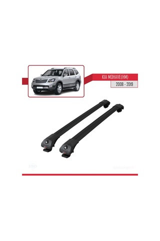 Kia Mohave Hm 2008-2019 Arası İle Uyumlu Ace-1 Ara Atkı Tavan Barı Siyah
