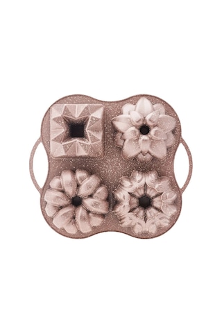 Karaca Cake Pro 4'lü Rosegold Döküm Kek Kalıbı