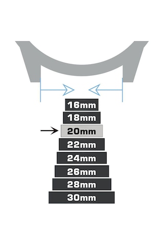 Saatse 20mm Lacivert Hakiki Deri Saat Kordonu Kayış