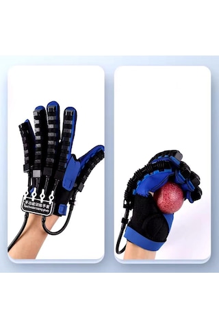 El Egzersiz Eğitim Rehabilitasyon Robot Eldiveni Sol El