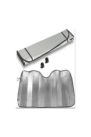 Oto Güneşlik Balonlu Çift Taraflı Alüminyum Folyo Kaplı Oto Güneşlik 130x60 Cm Royaleks-80740 31463058