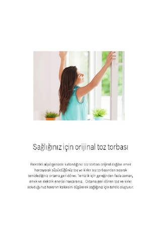 Bosch Uyumlu Elektrikli Süpürge G Tipi 16'Lı Toz Torbası