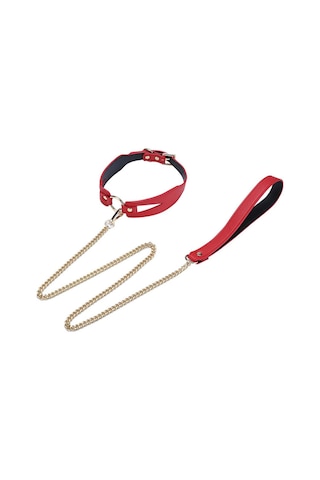 Zaga Oyun Fantezi Zincirli Tasma Kırmızı Çok Renkli