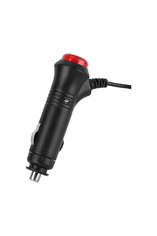 Xindoker 12v-24v Araç Ve Motosiklet Sigara Çakmak Adaptörü, Anahtar Ve Gösterge Işığı, 3a Sigorta, Bakır Tel, Abs Kasa