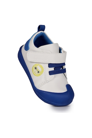 Smile Cırtlı Kız Bebek İlk Adım Ortopedik Günlük Ayakkabı Pembe