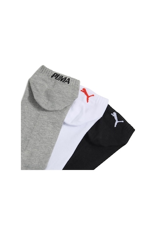 Puma Logo Stacking Sneaker 3'lü Unisex Çok Renkli Günlük Stil Çorap 94782003