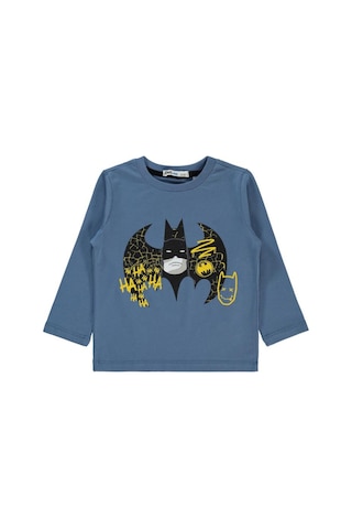 Batman Baskılı 2-5 Yaş Sweatshirt İndigo