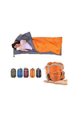 Pazly Koyu Yeşil Lixada 190x75cm Kamp Uyku Tulumu - Ultra Hafif 680g, 4 Sıkıştırma Kayışlı Koyu Yeşil