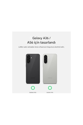 Samsung Galaxy Uyumlu A36 Şeffaf Magsafe Kılıf Mtl Safe