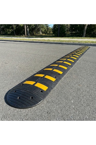 Kauçuk Hız Kesici, Yol Kasisi Eko 4 Bantlı - 3,5 Metre Set-3955