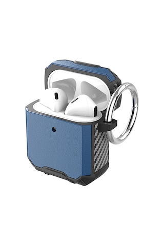 Kablosuz Kulaklık Tpu + Pc Darbeye Dayanıklı Kılıf Airpods Uyumlu 1/2 Pembe İçin Kancalı Pembe