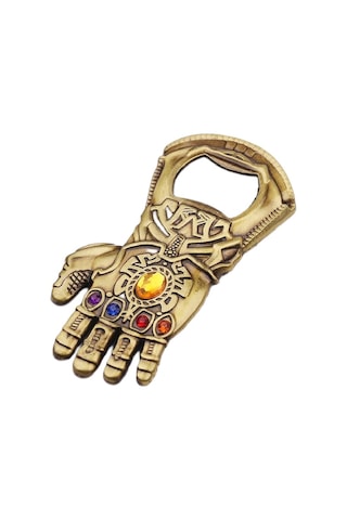 Schulzz Metal Marvel Thanos Şişe Kapak Açacağı Altın
